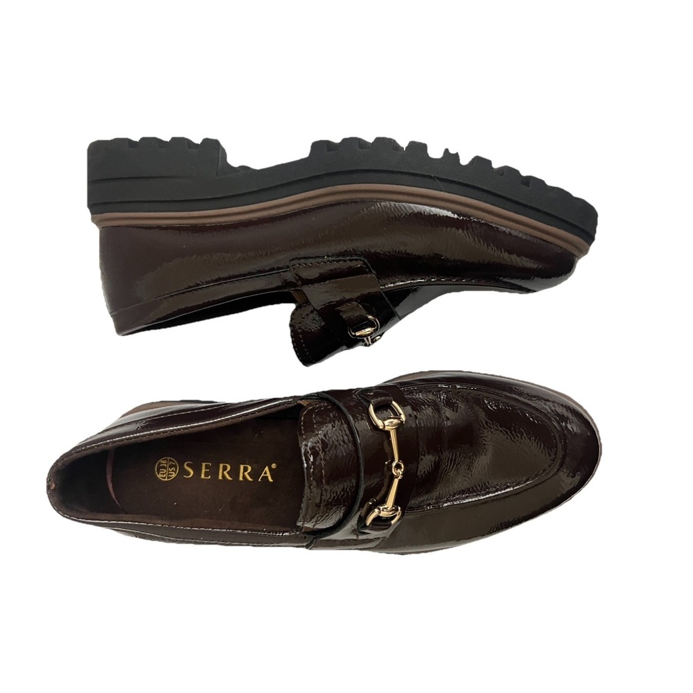 Serra‎ Shoes Brown Loafer Size 7 fits like 8 EU 38 Slip-On Casual Women Clothing